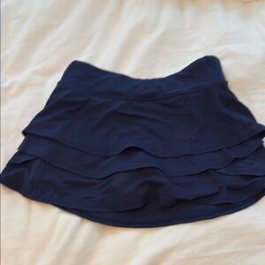 Athleta Girls Kids Navy Blue Ruffle Skort